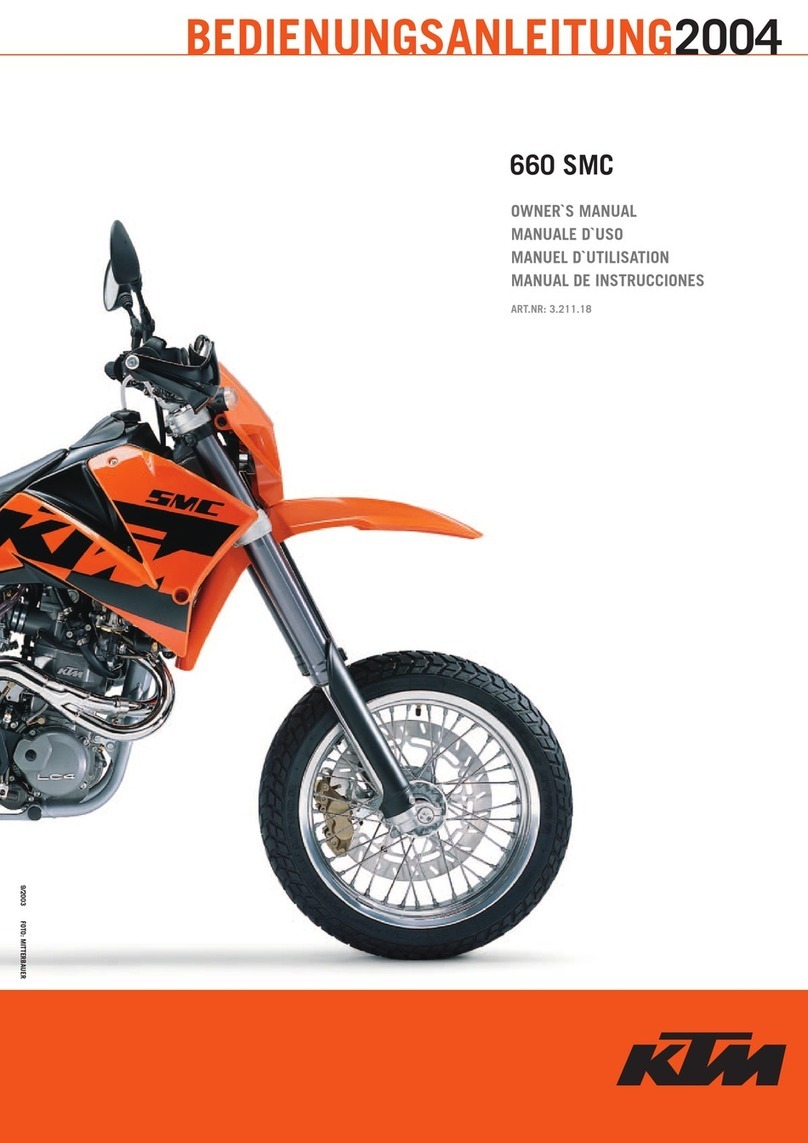 KTM 2004 660 SMC User manual