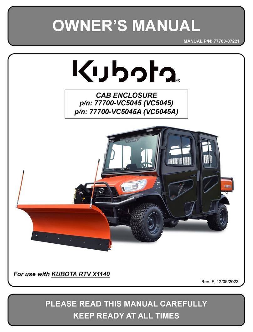 Kubota VC5045A owner's manual