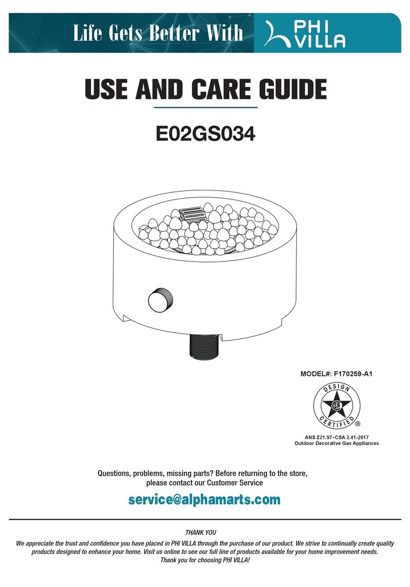 PHI VILLA E02GS034 User manual