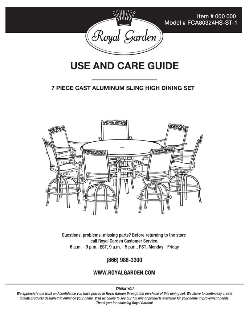 Royal garden FCA80324HS-ST-1 User manual