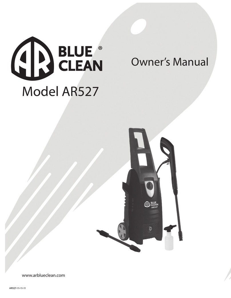 AR Blue Clean AR527 owner's manual
