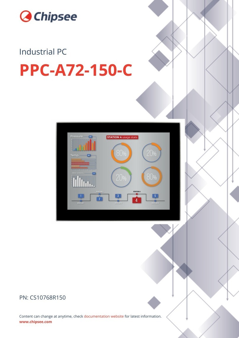 Chipsee PPC-A72-150-C User manual Chipsee PPC-A72-150-C User manual