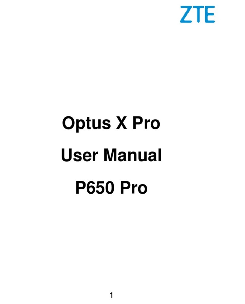Zte Optus X Pro User manual