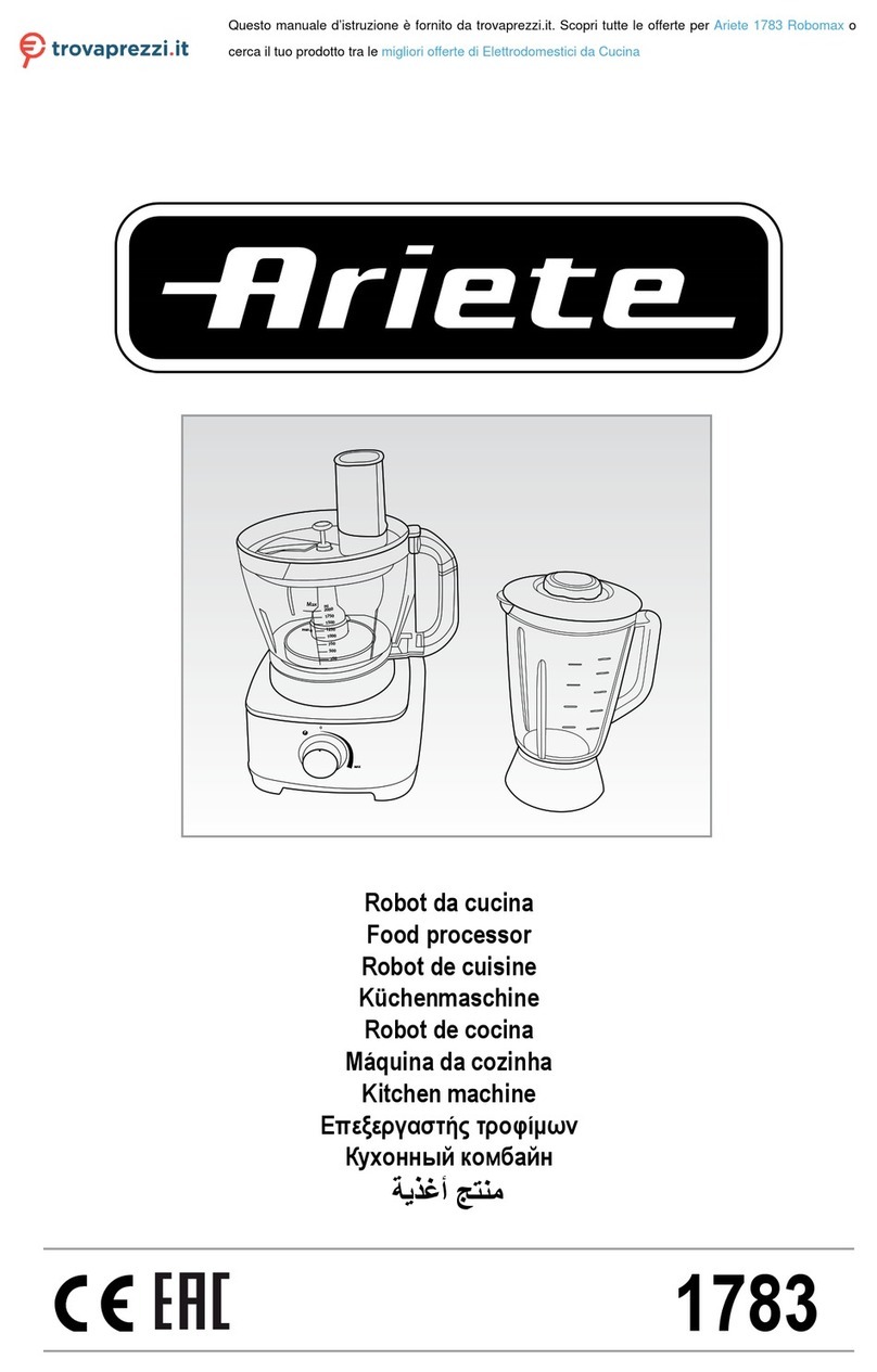 ARIETE riete 1783 manual