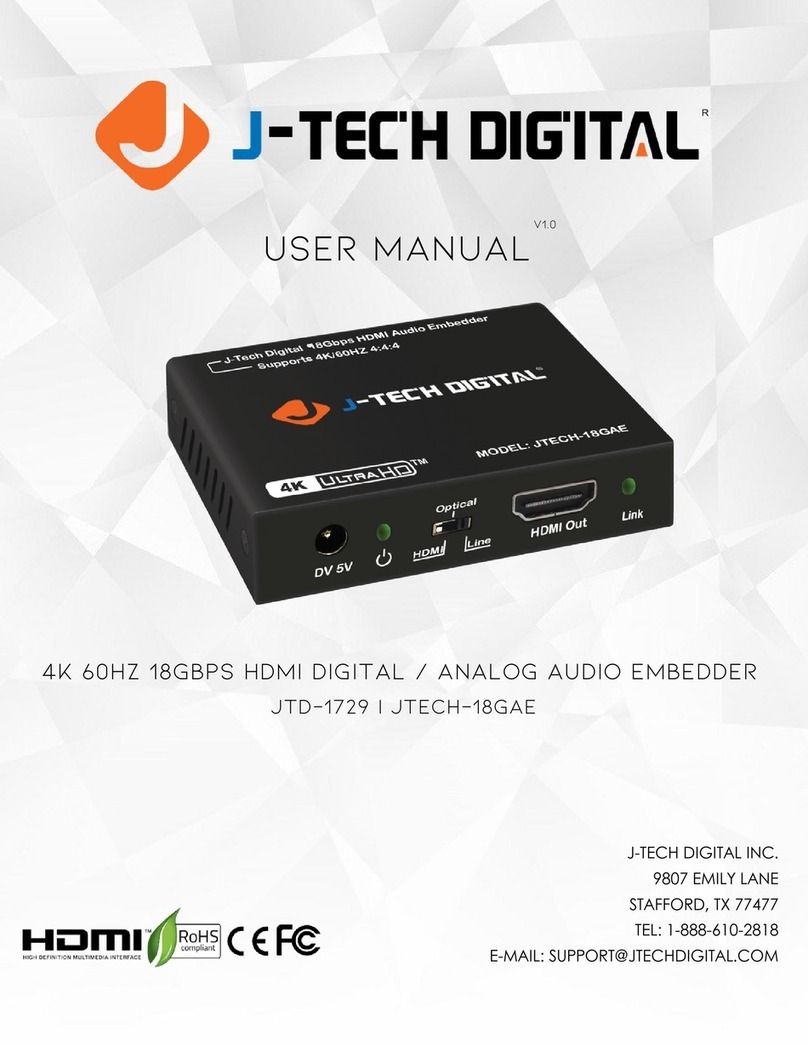 J-Tech Digital JTD-1729 User manual