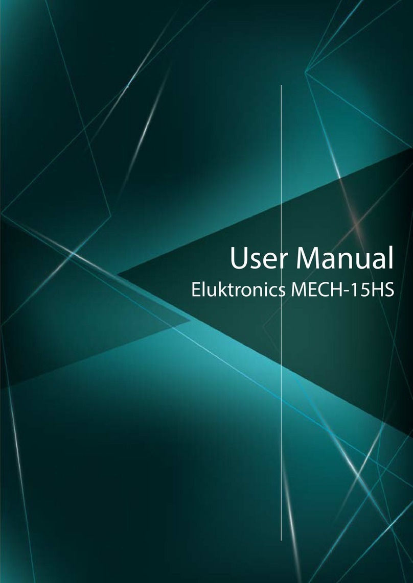 Eluktronics MECH-15HS user manual