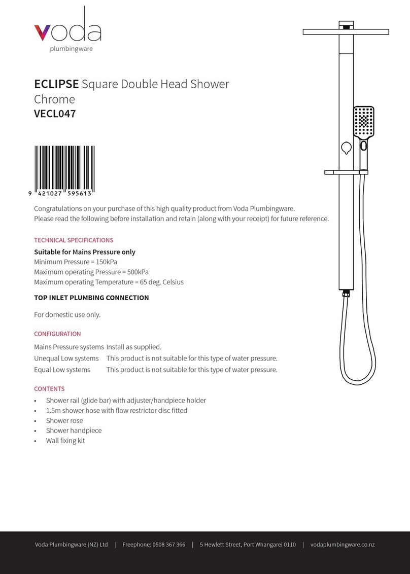 Voda ECLIPSE VECL047 quick start guide