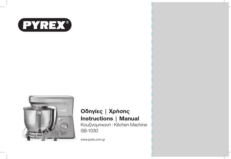 pyrex SB-1030 instruction manual