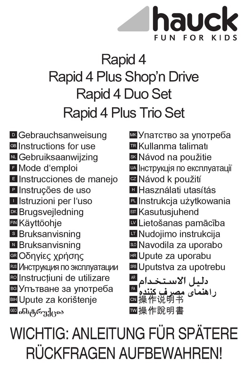 Hauck Rapid 4 Plus Shop'n Drive User manual