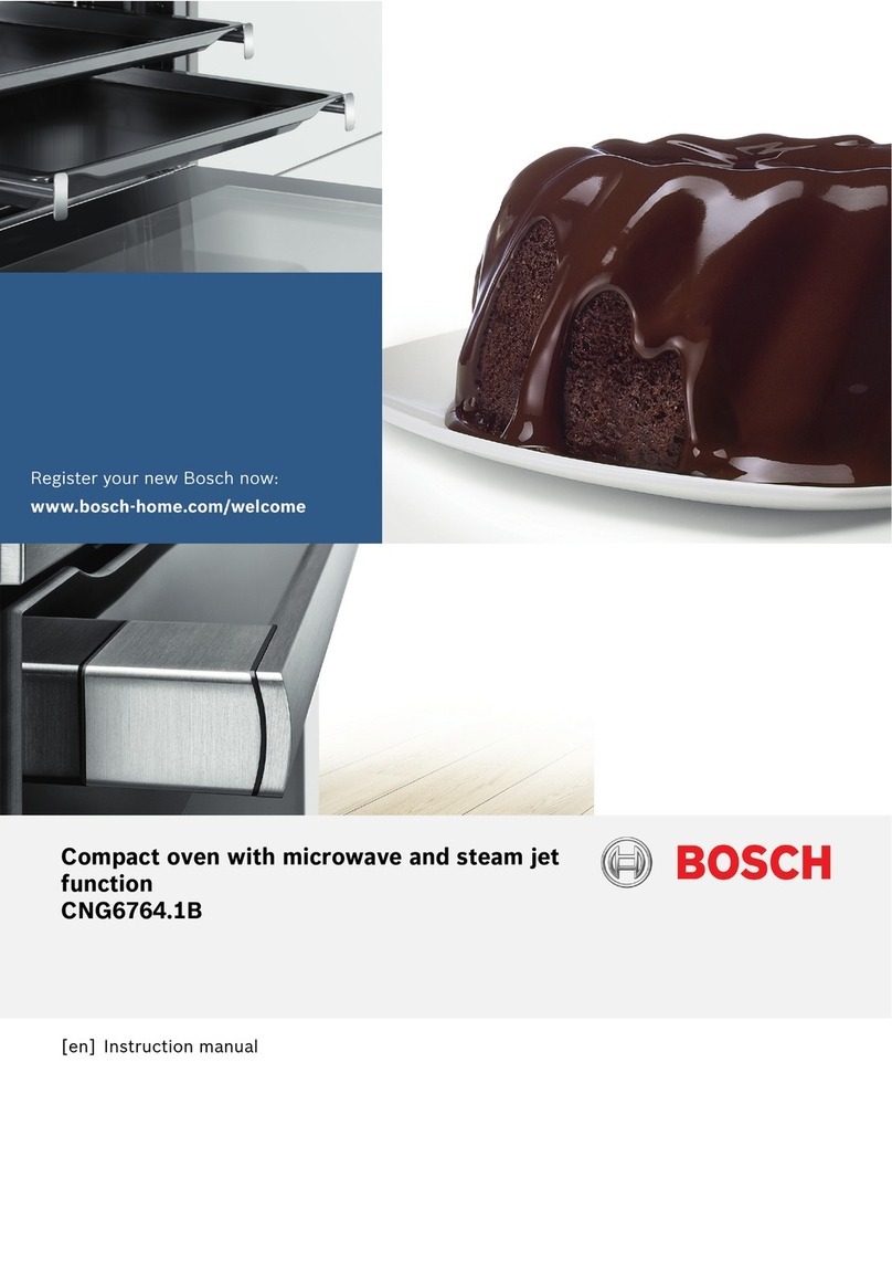 Bosch CNG6764 1B Series User manual