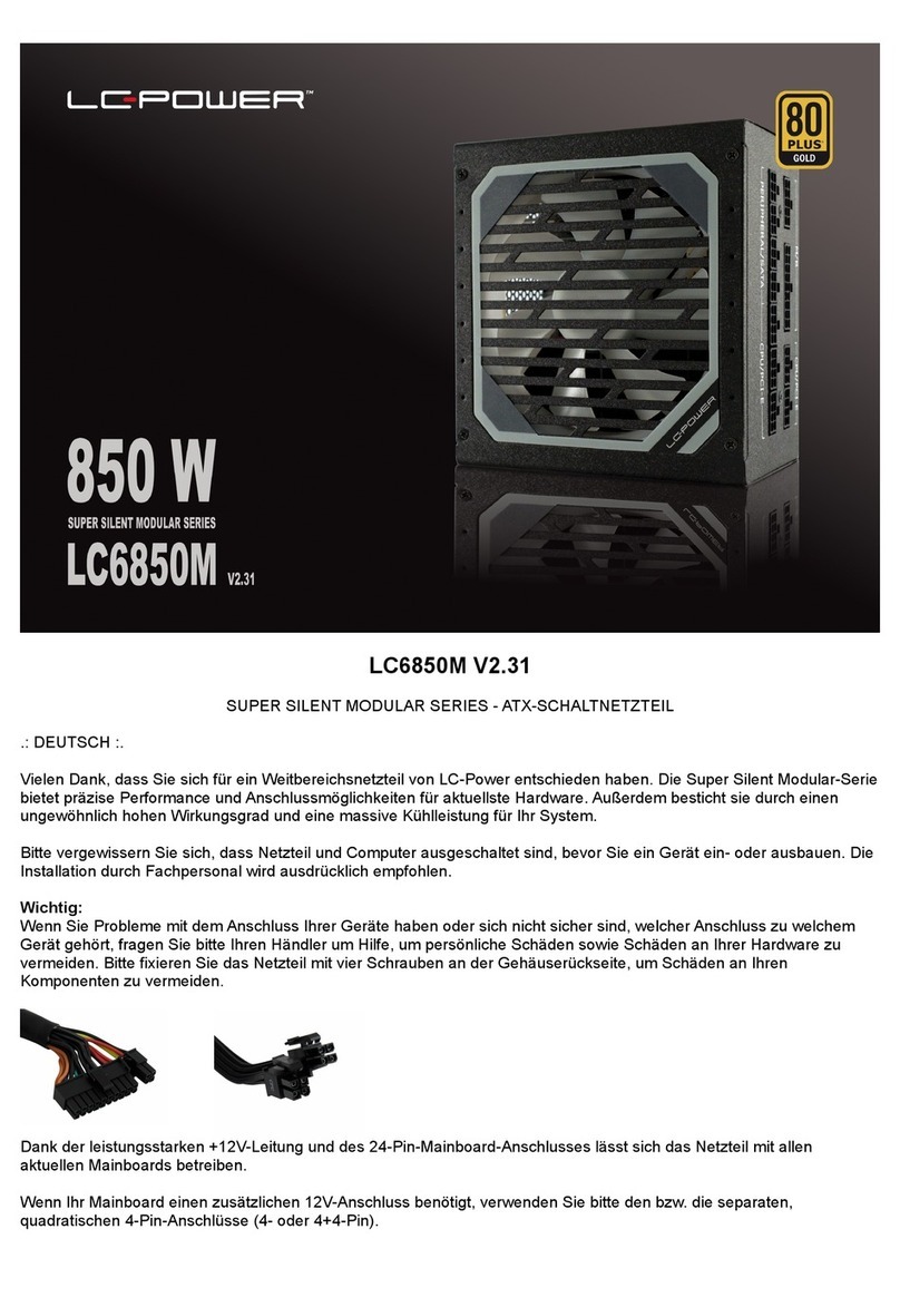 LC-POWER LC6850M User manual