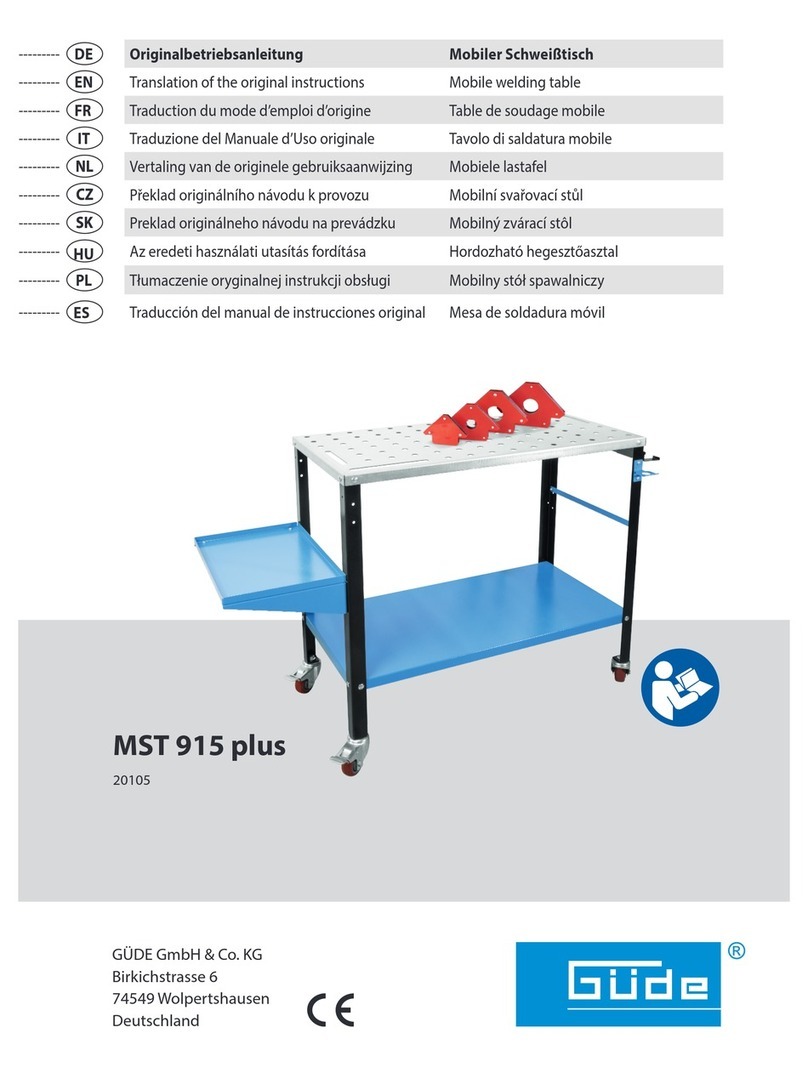 GÜDE MST 915 plus User manual