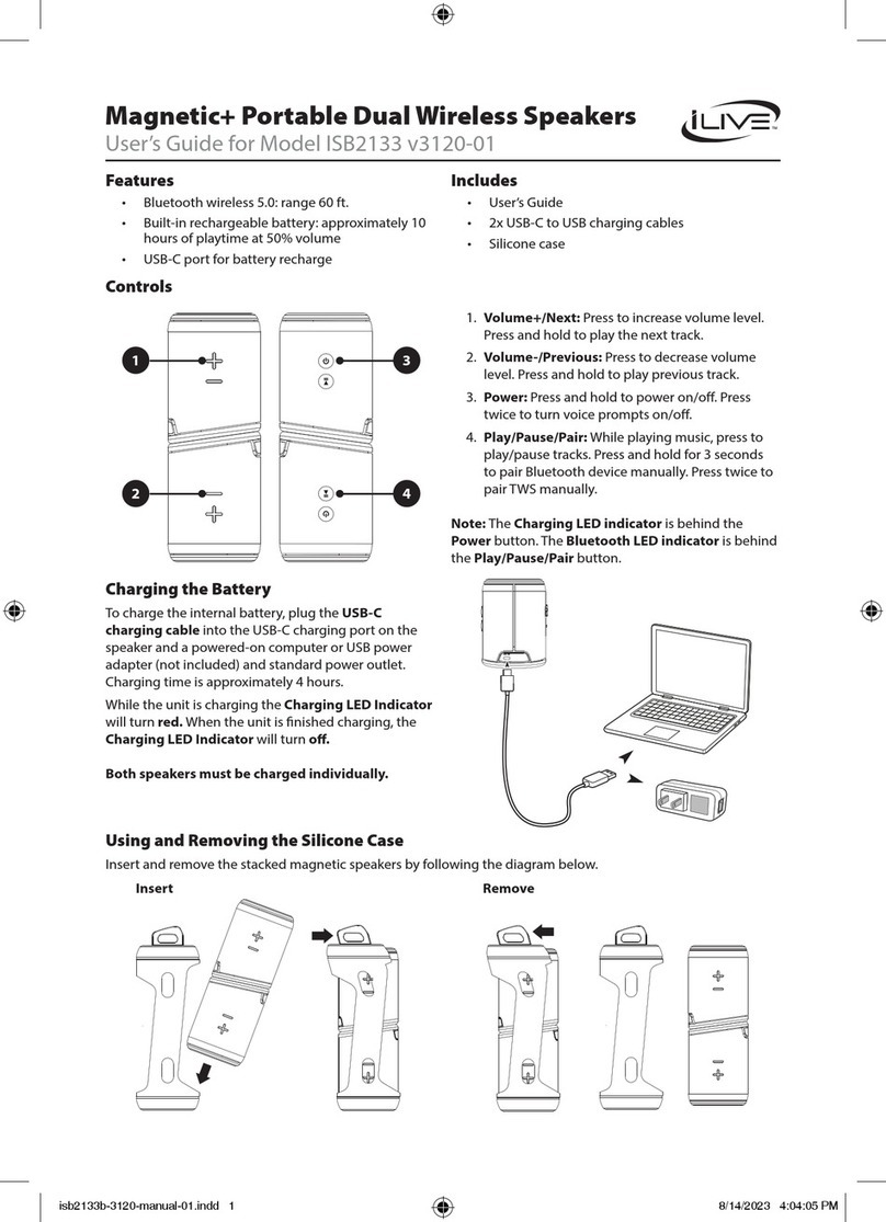 iLive ISB2133 v3120-01 User manual
