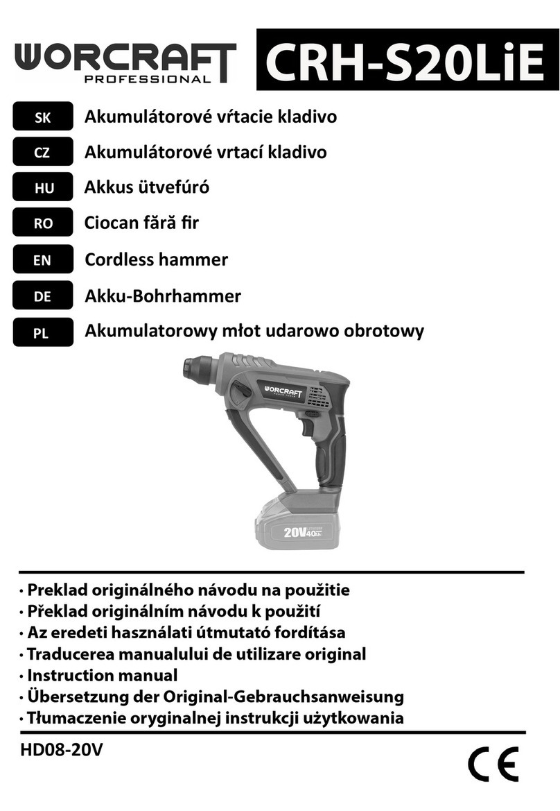 Worcraft CRH-S20LiE User manual Worcraft CRH-S20LiE User manual
