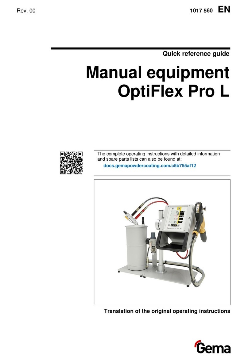 Gema OptiFlex Pro L User manual