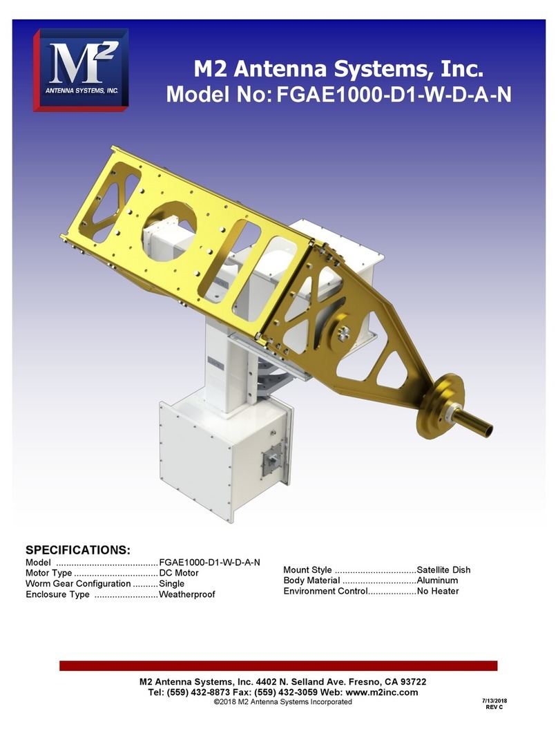 M2 Antenna Systems FGAE1000-D1-W-D-A-N manual