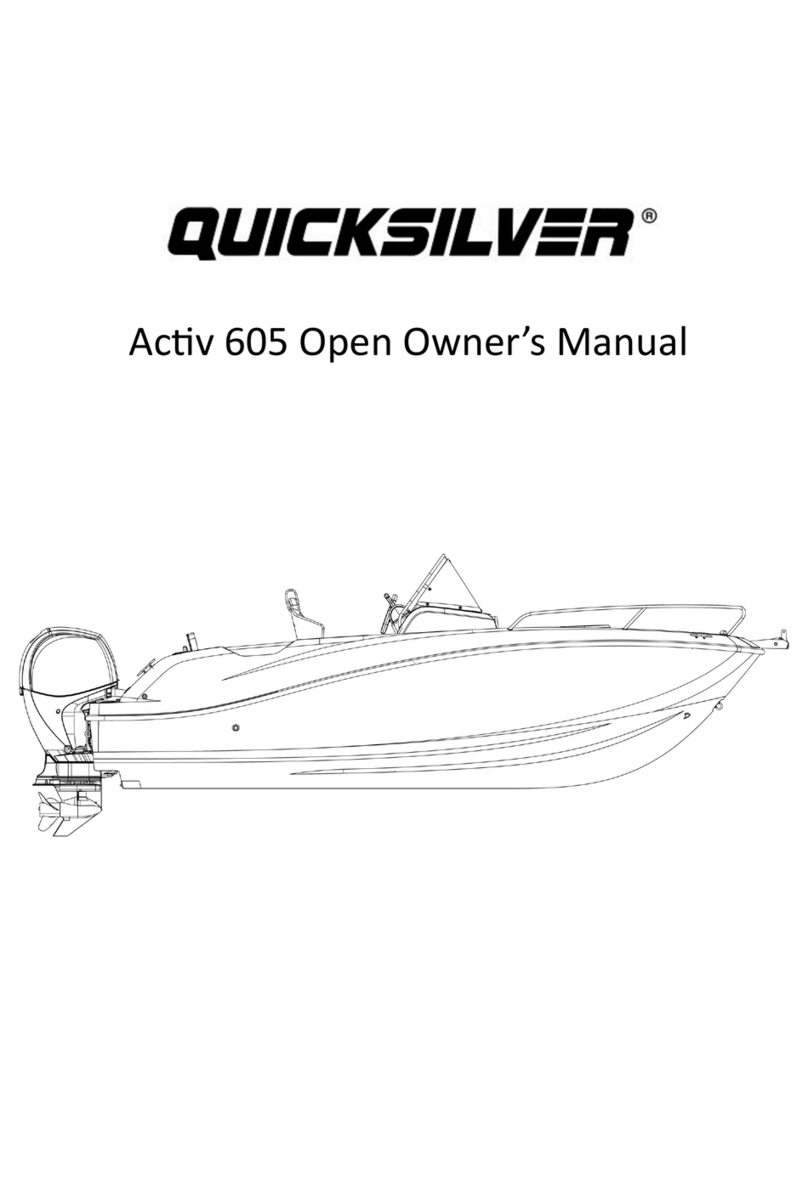 Quicksilver Activ 605 Open owner's manual