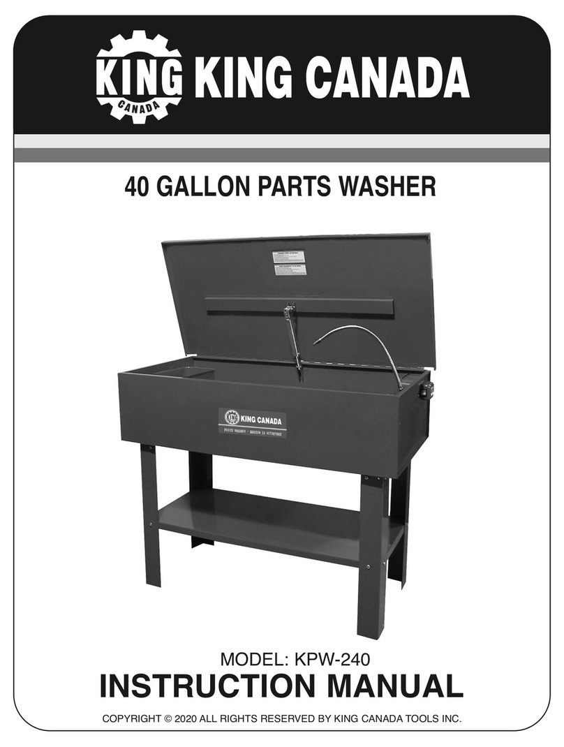 King Canada KPW-240 instruction manual