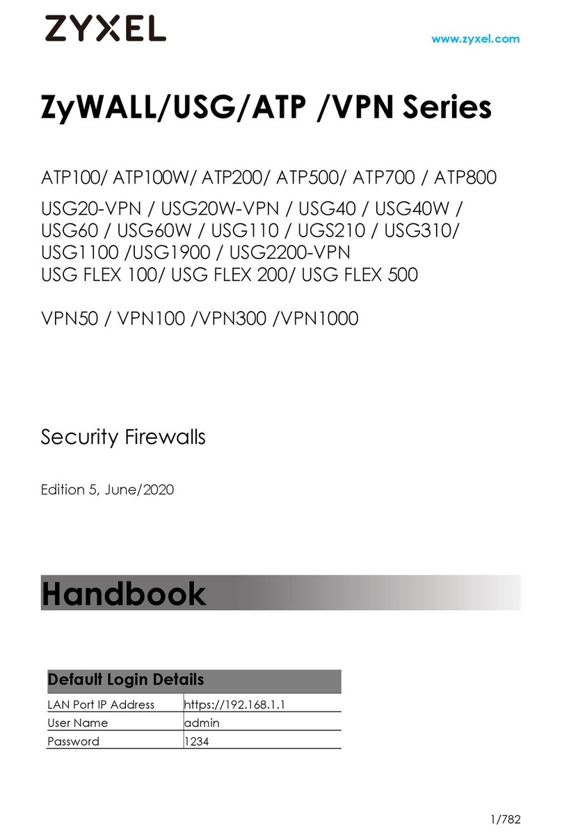 ZyXEL Communications ZyWALL ATP Series User manual ZyXEL Communications ZyWALL ATP Series User manual