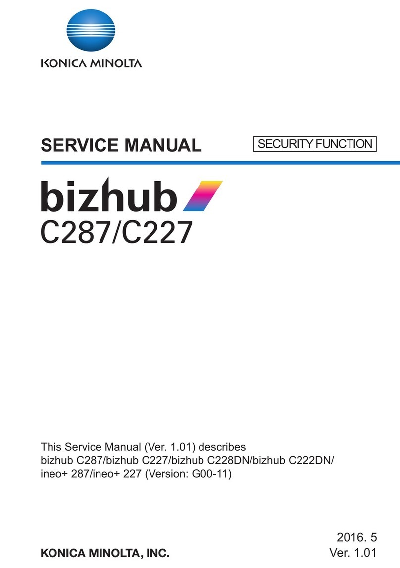 Konica Minolta bizhub C228DN Service manual