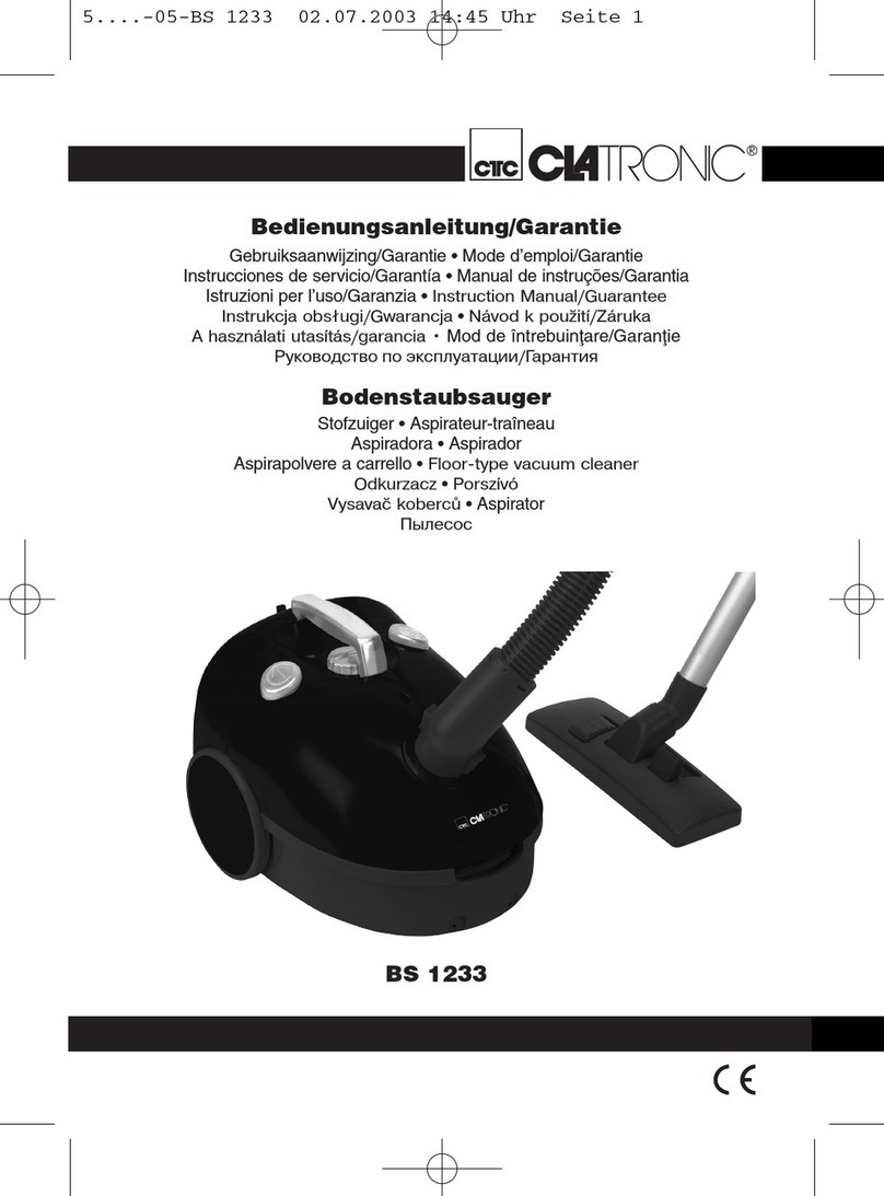 Clatronic BS 1233 Instruction manual & guarantee