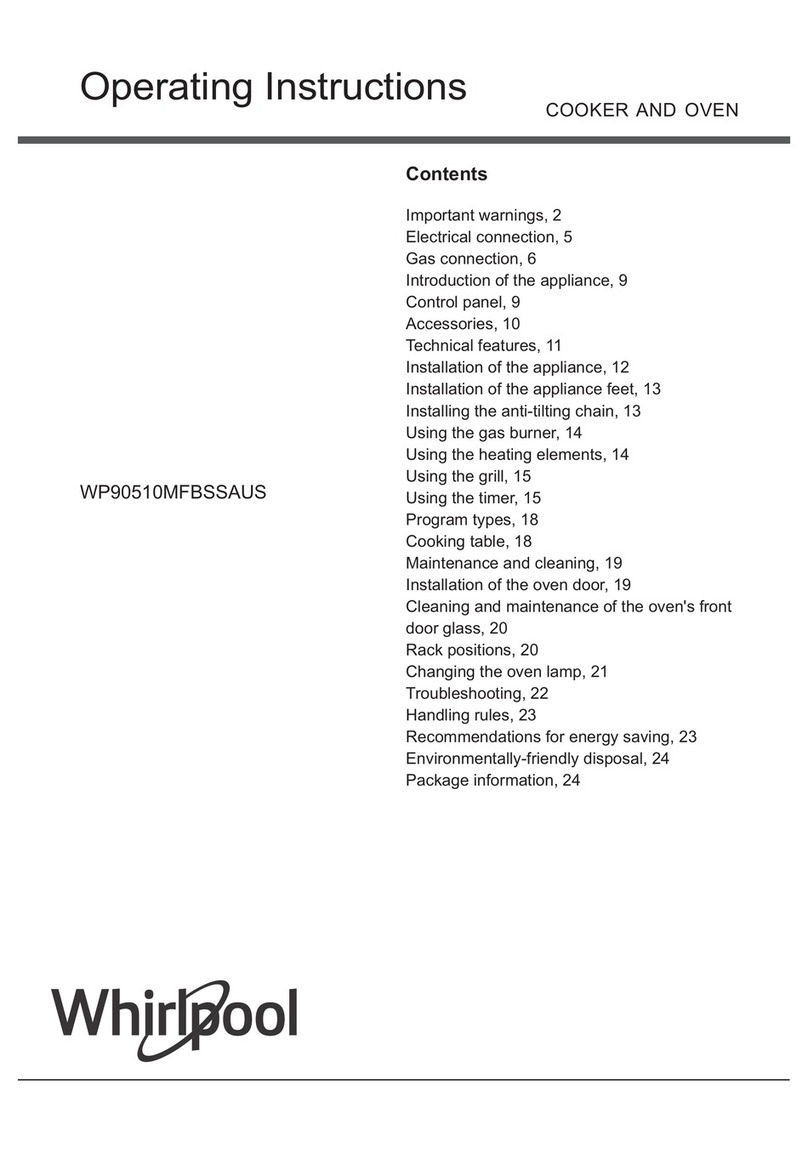 Whirlpool WP90510MFBSSAUS operating instructions
