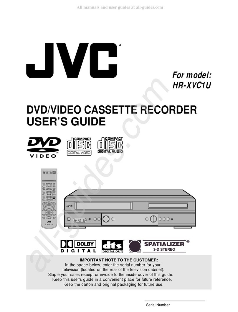 JVC HR-XVC1U User manual