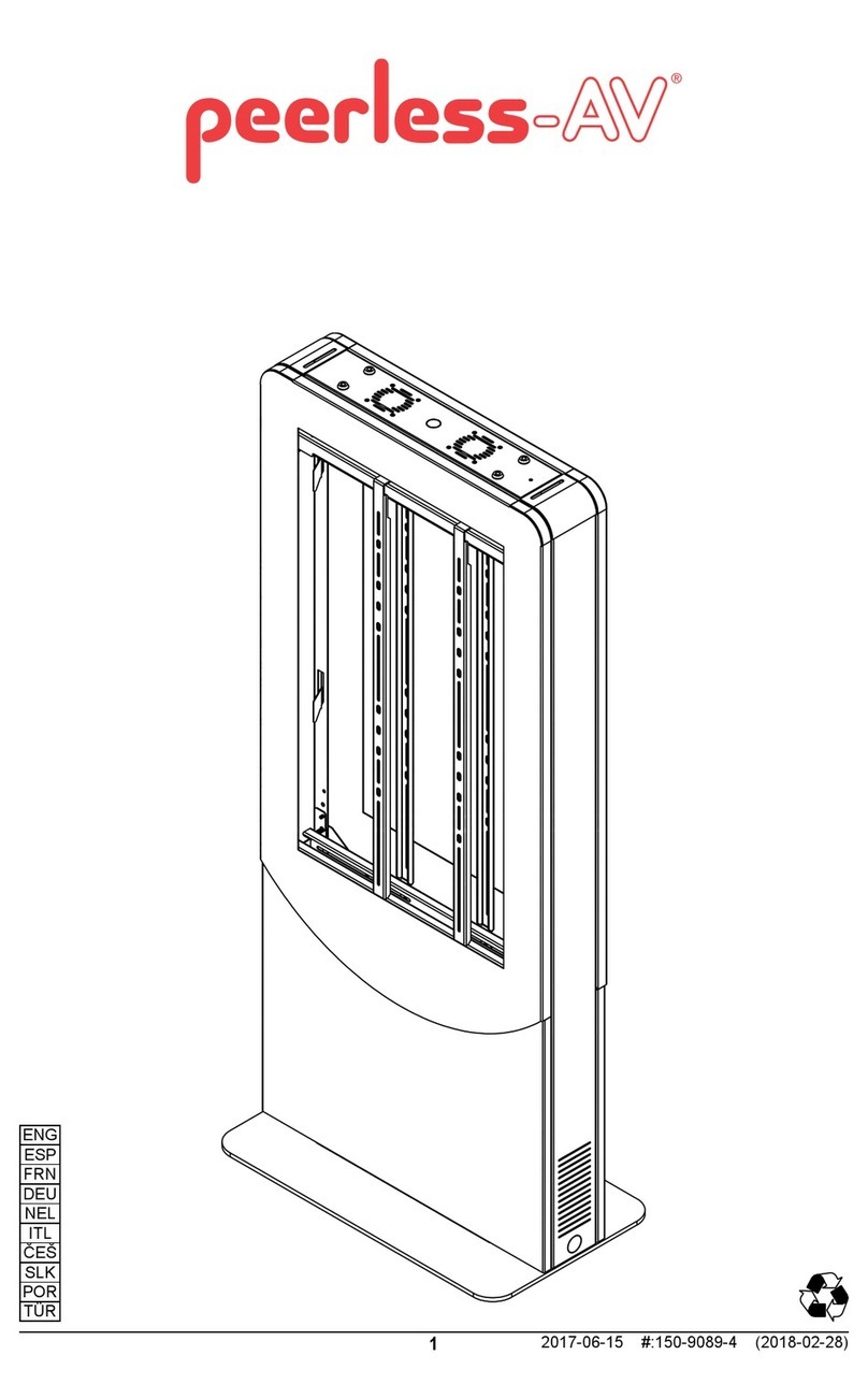 peerless-AV KIPC2555B-S-3 User manual