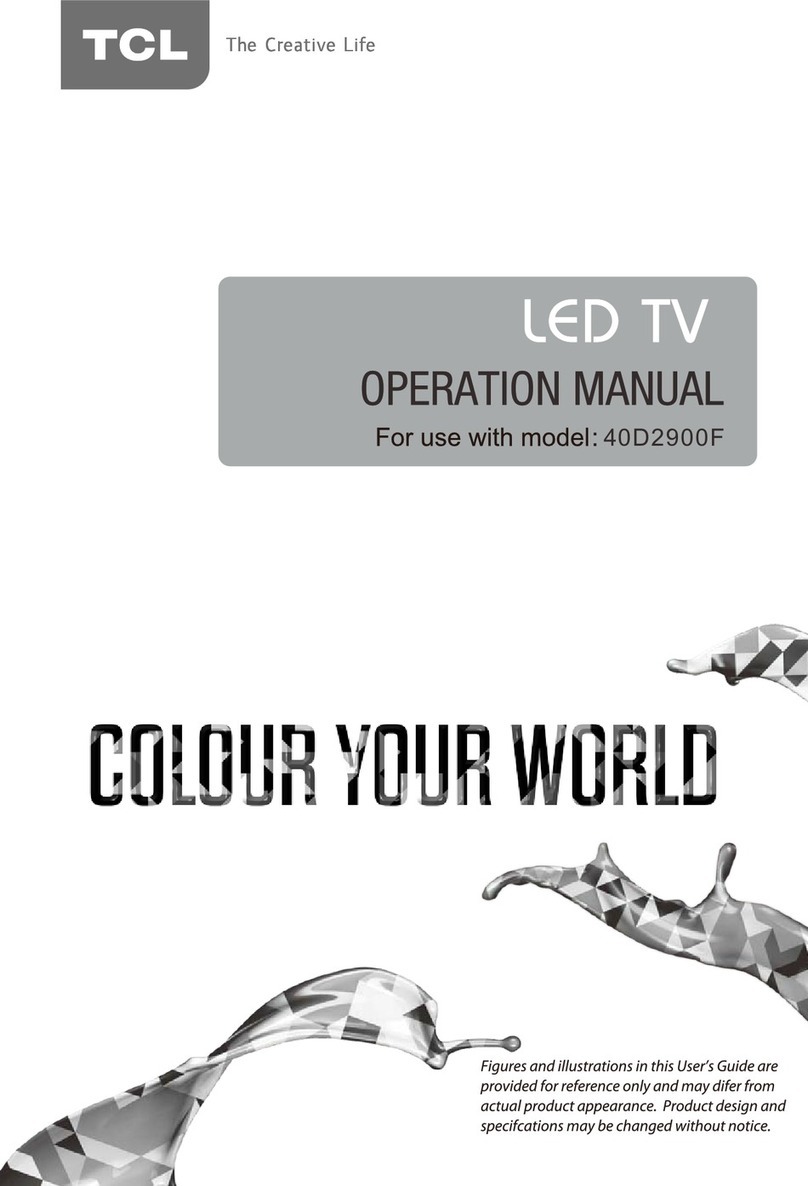 TCL 40D2900F User manual