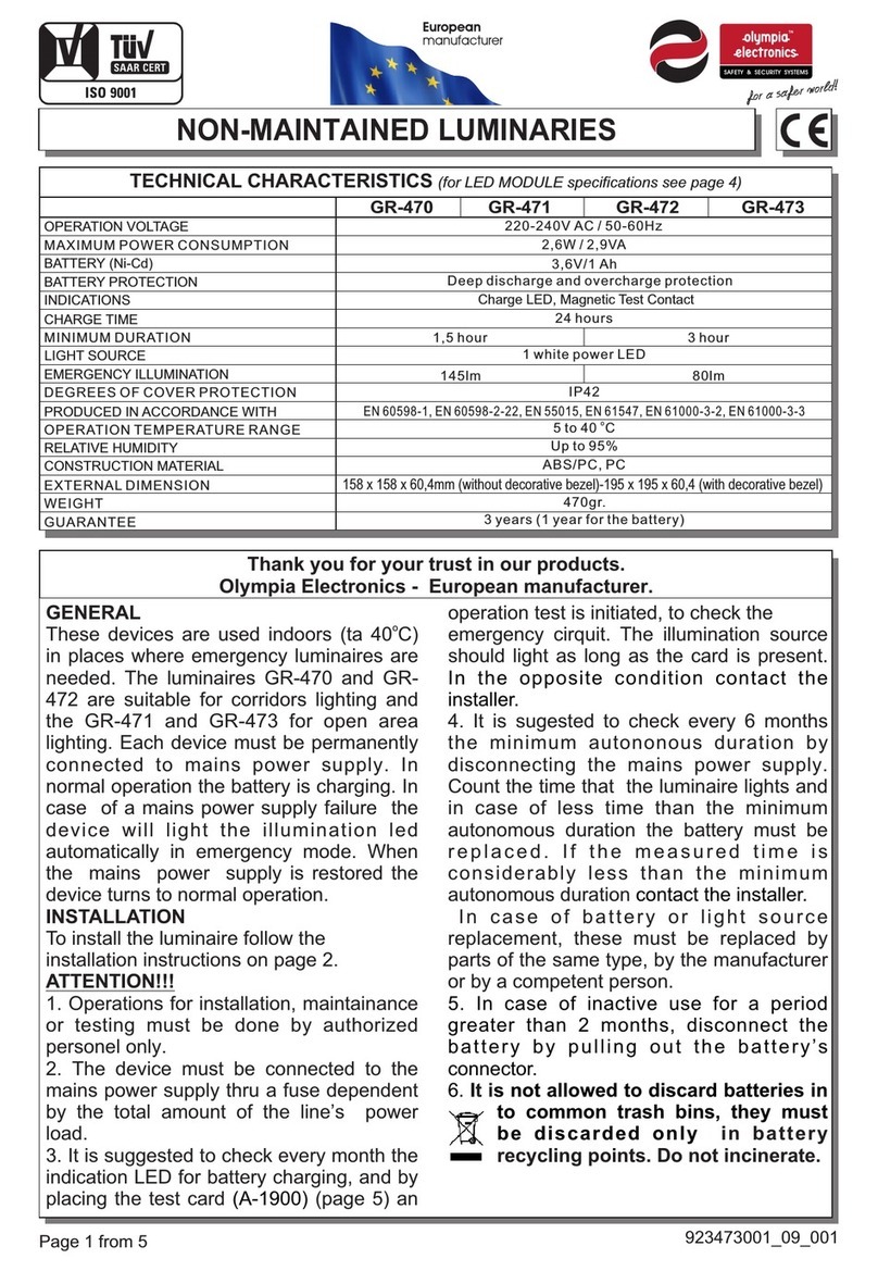 olympia electronics GR-470 manual olympia electronics GR-470 manual