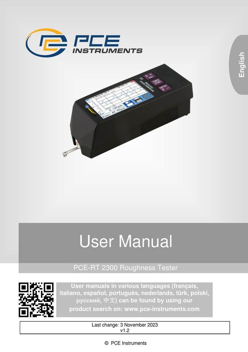 PCE Instruments PCE-RT 2300 User manual