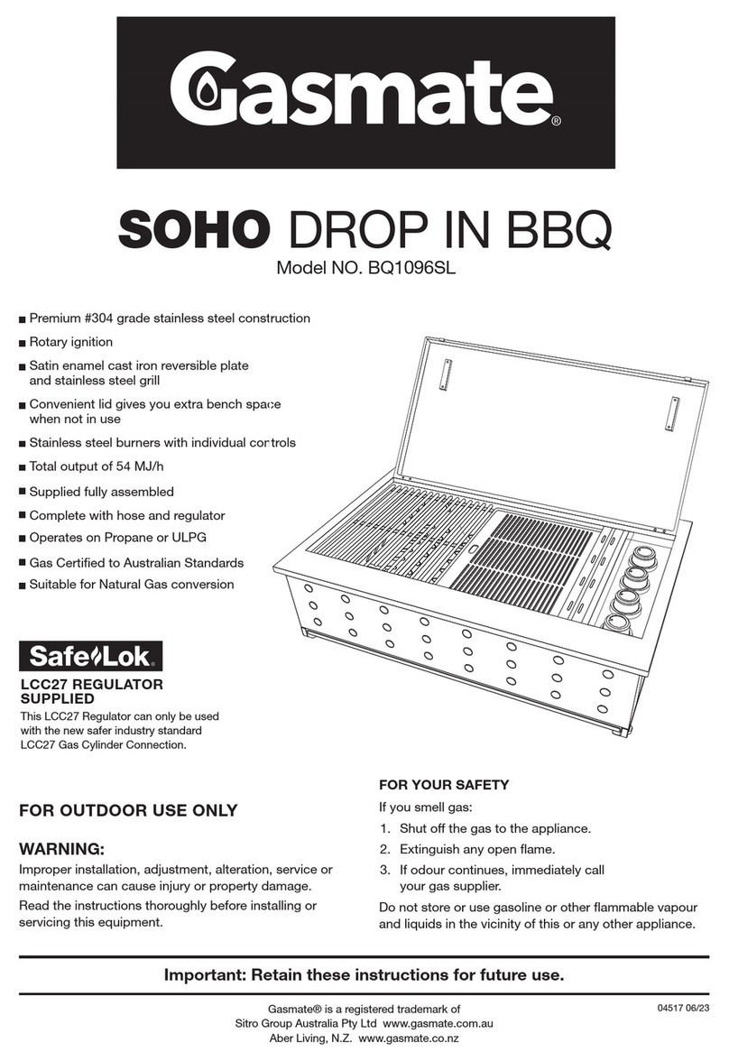 Gasmate SOHO manual