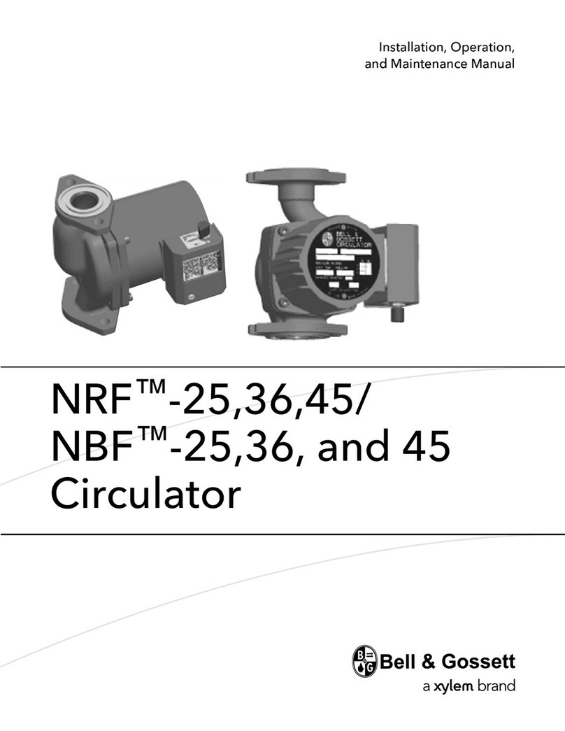 Xylem Bell & Gossett NRF-25 User manual