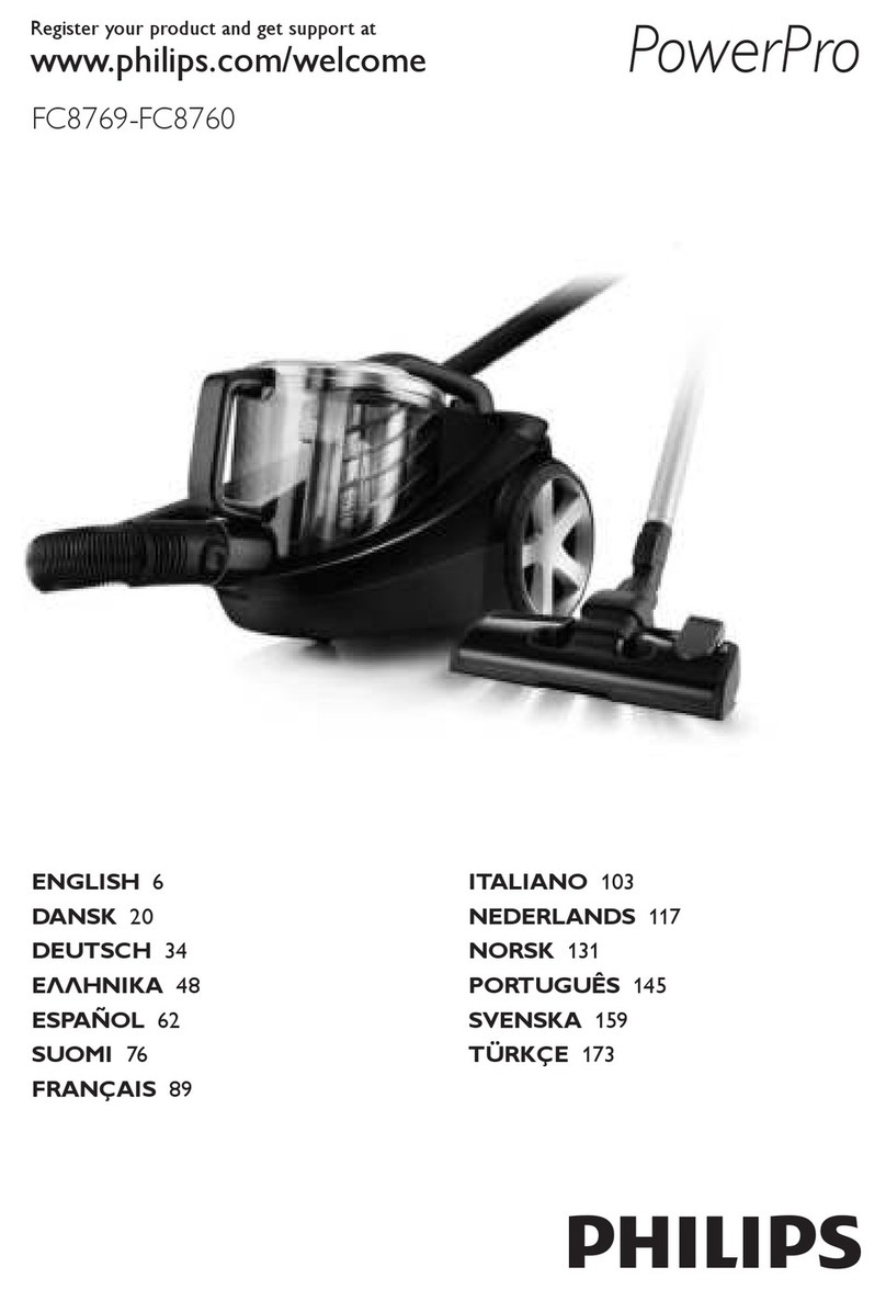 Philips FC8760 User manual