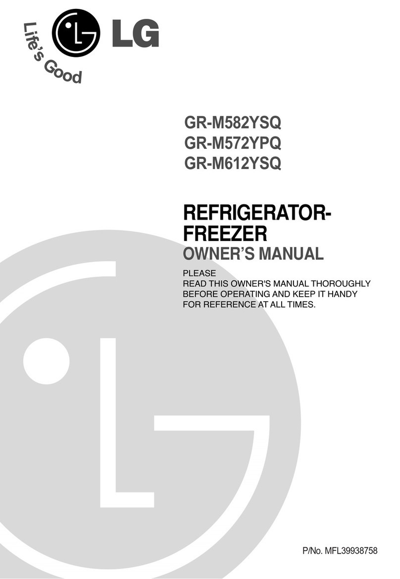 LG GR-M582YSQ User manual