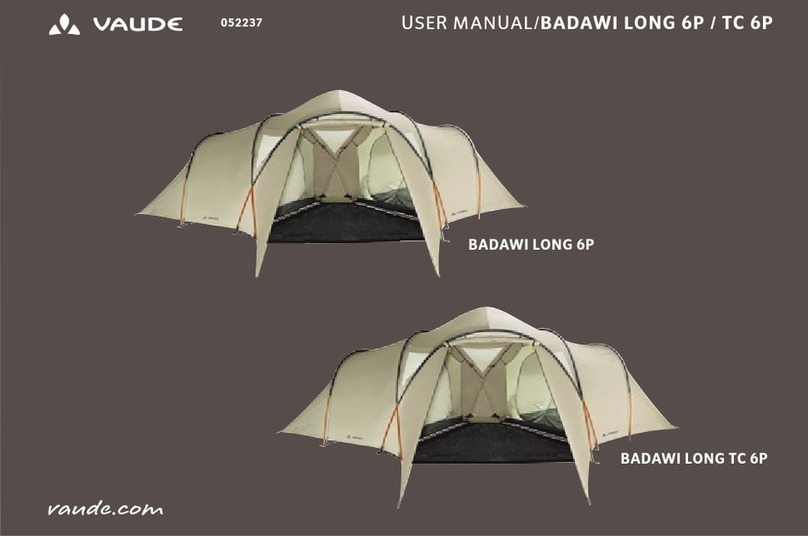 Vaude BADAWI LONG 6P User manual