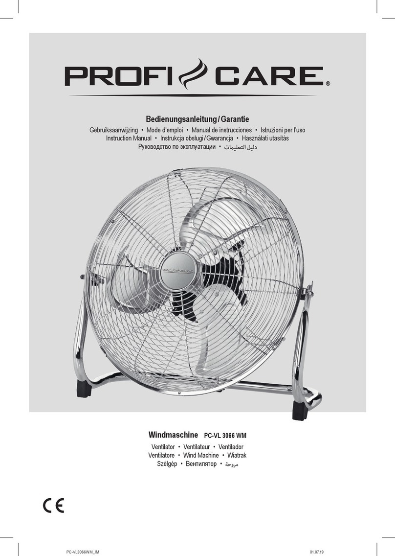 Profi Care PC-VL 3066 WM instruction manual Profi Care PC-VL 3066 WM instruction manual