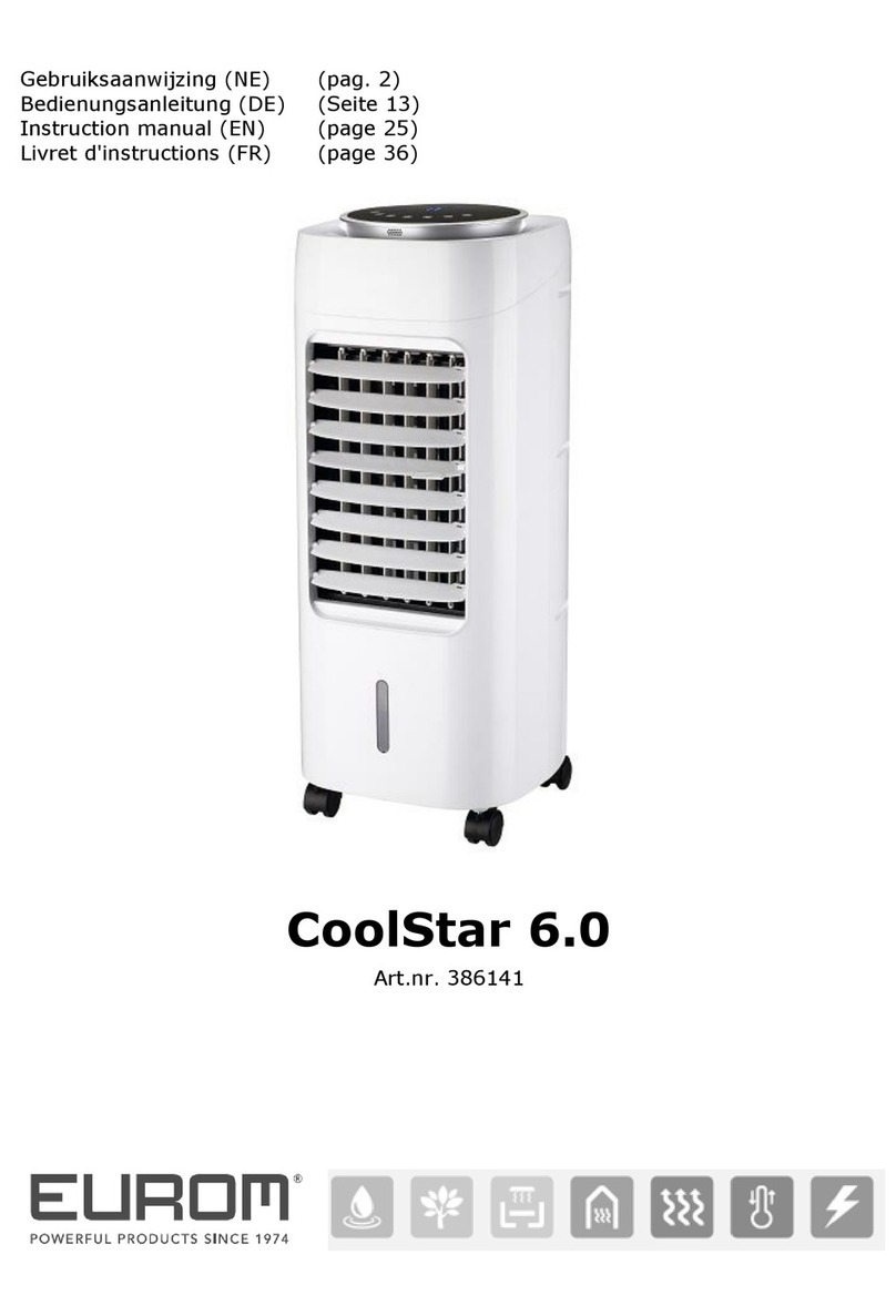 EUROM CoolStar 6.0 User manual