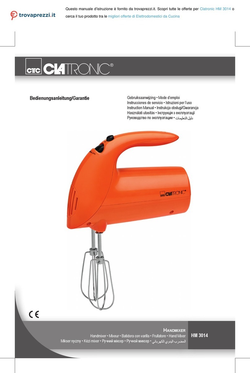 CTC Union CLATRONIC HM 3014 instruction manual