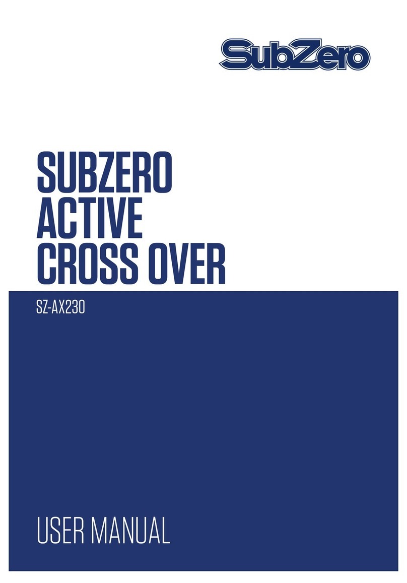 Subzero SZ-AX230 user manual