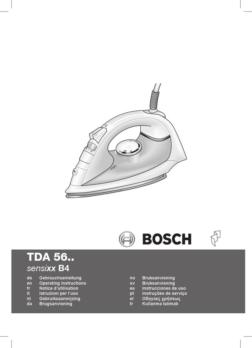 Bosch sensixx B4 TDA 56 Series operating instructions