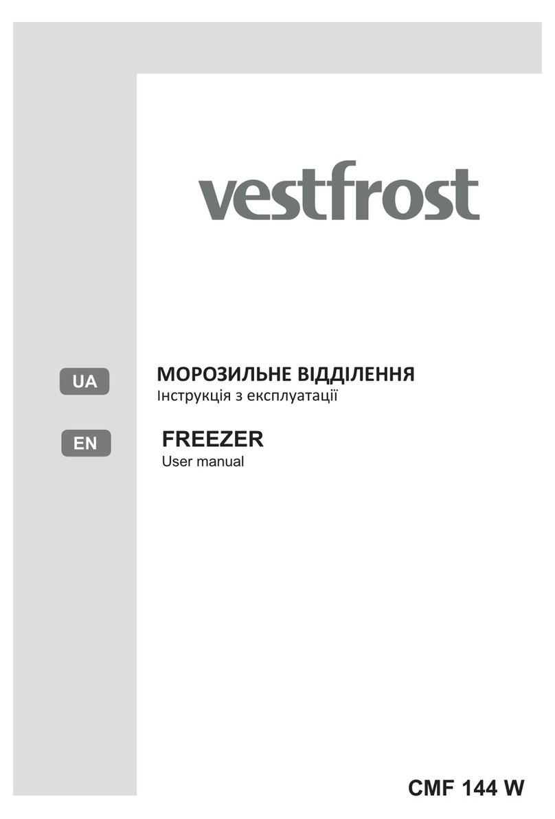 Vestfrost CMF 144 W user manual