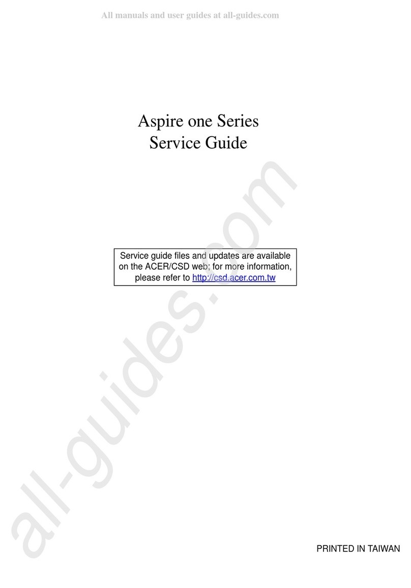 HP Aspire one Series User manual