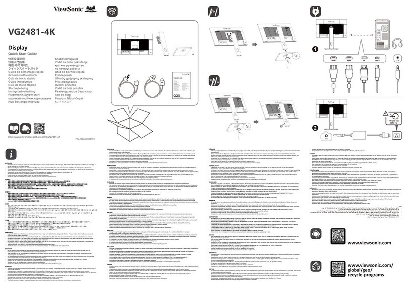 ViewSonic VG2481-4K User manual