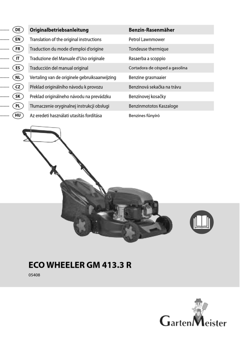 GÜDE GartenMeister ECO WHEELER GM 413.3 R Translation of the original instructions
