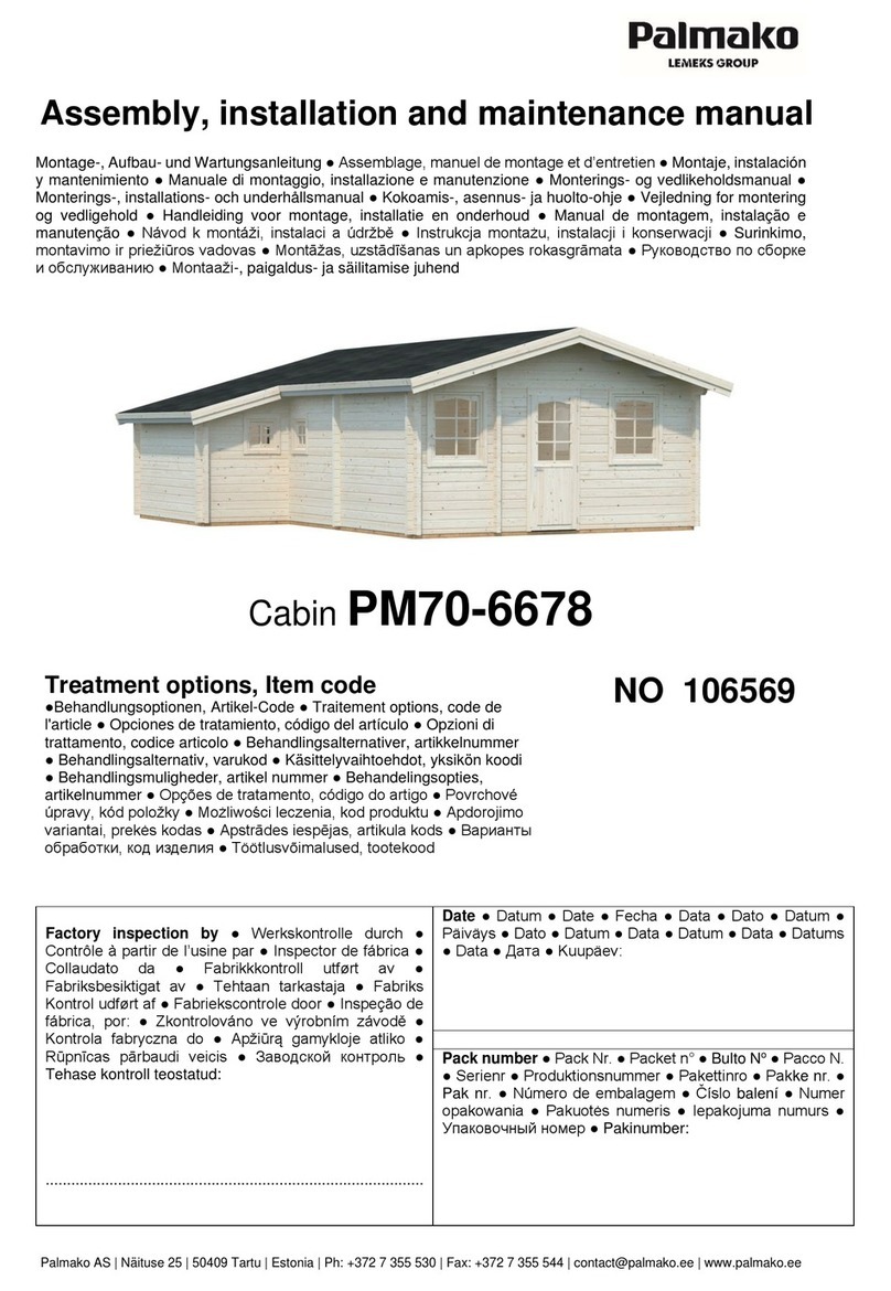 Lemeks PM70-6678 Assembly, installation and maintenance manual