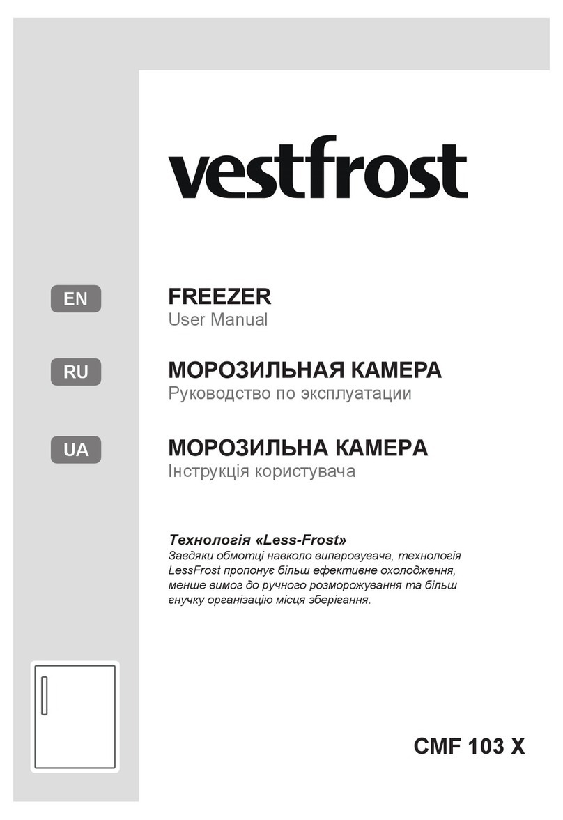 Vestfrost CMF 103 X user manual