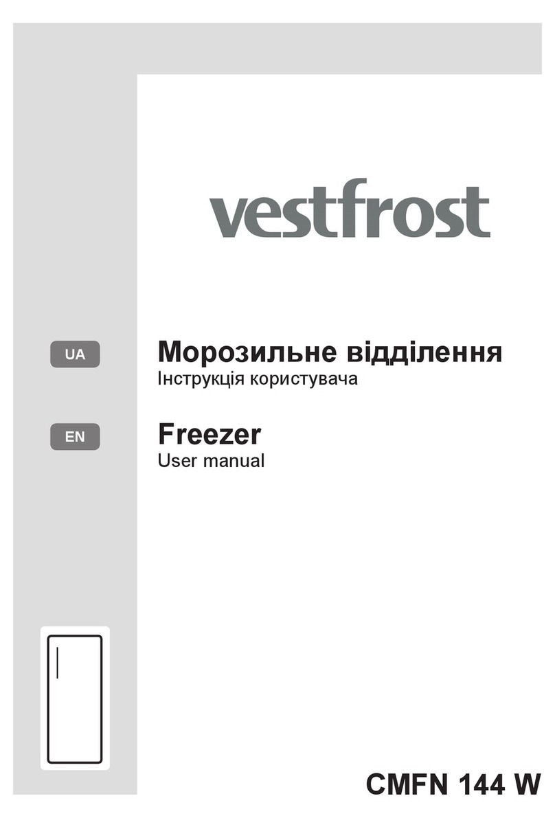 Vestfrost CMFN 144 W User manual Vestfrost CMFN 144 W User manual