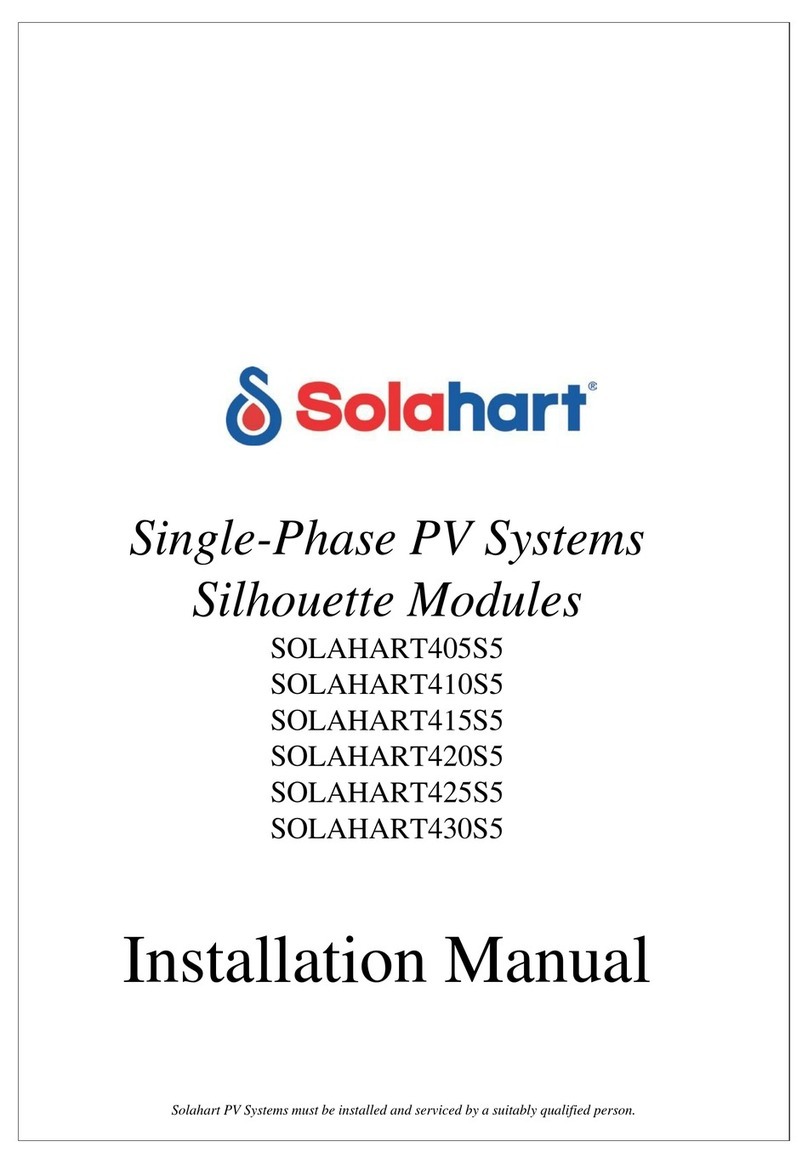 Solahart SOLAHART405S5 installation manual