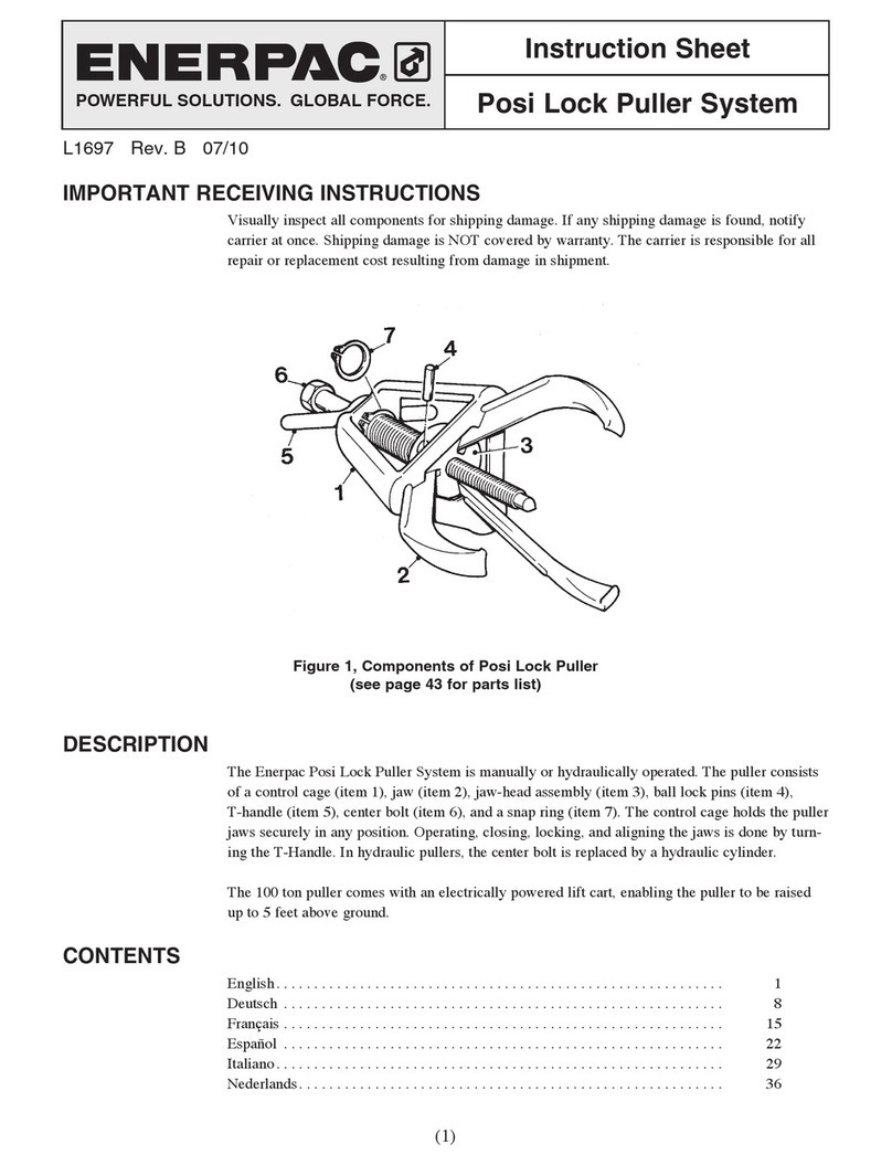 Enerpac EP-10653 User manual